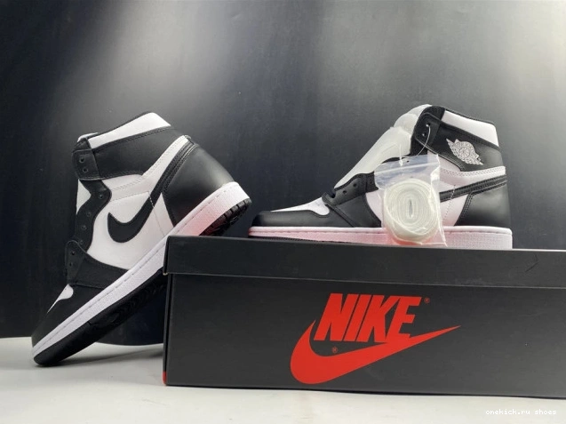 Rep Air 1 White Black 555088-010 (2014) Retro Jordan 0729